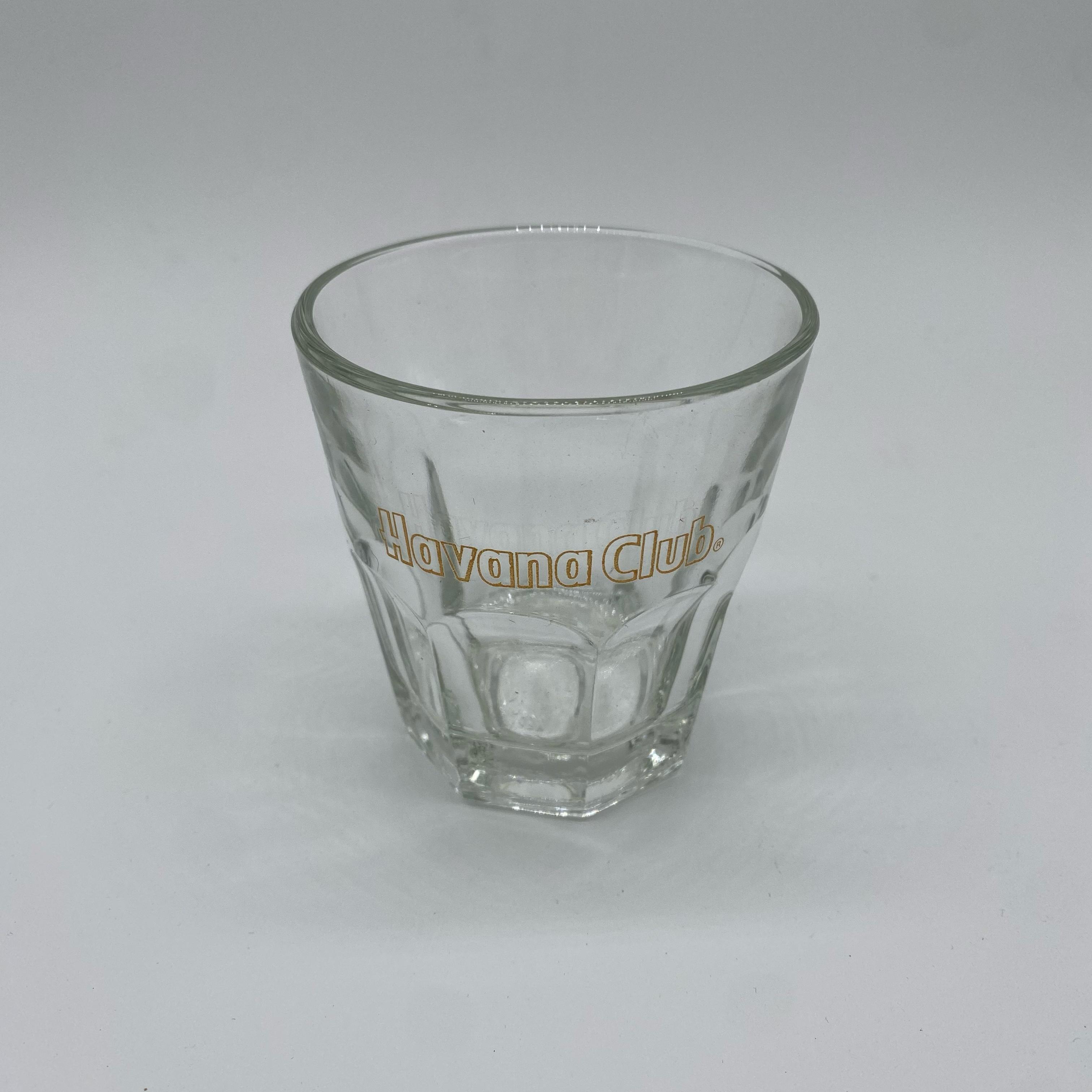 Vaso sodero Havana Club dorado