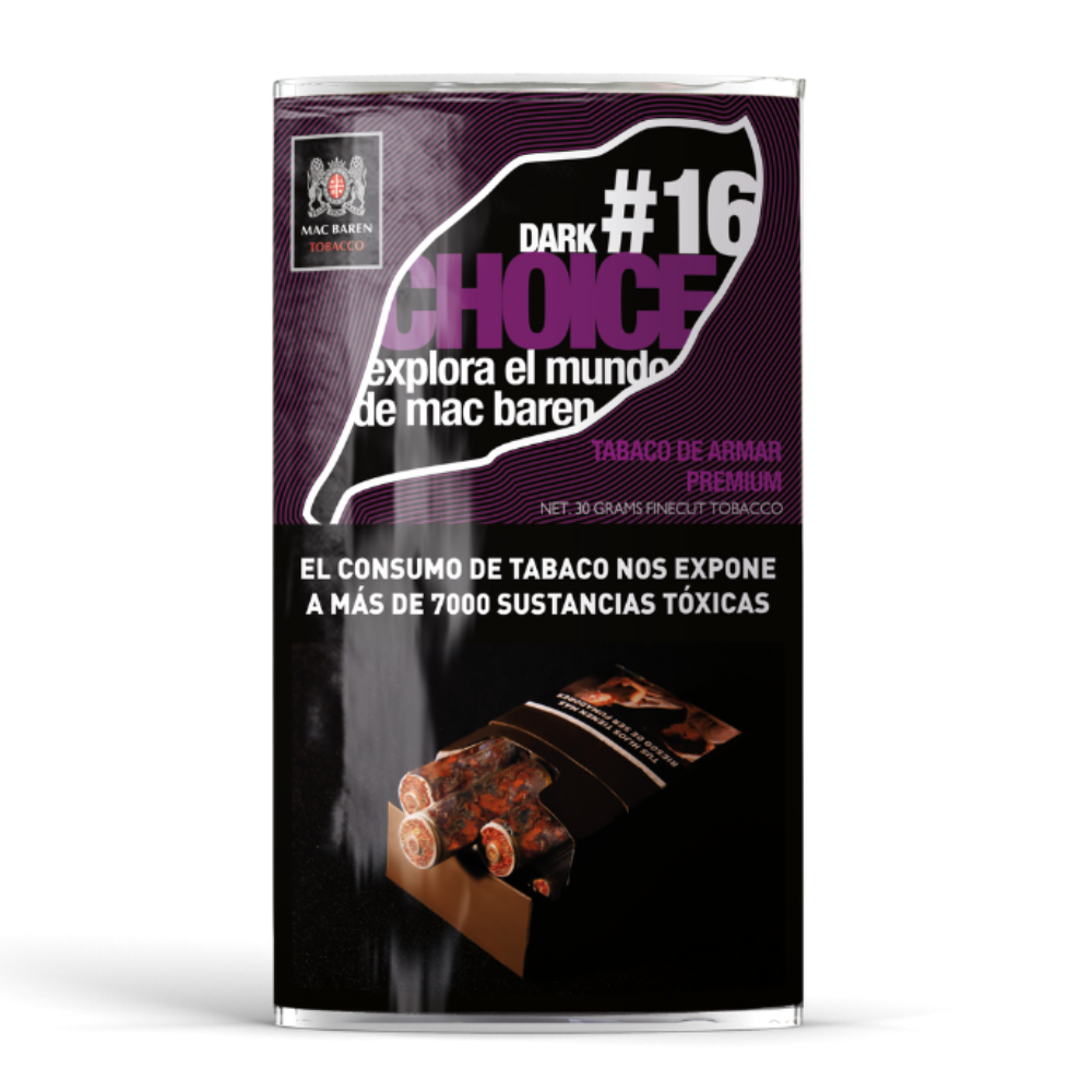 TABACO MB CHOICE 16 DARK CHOCO x30gr